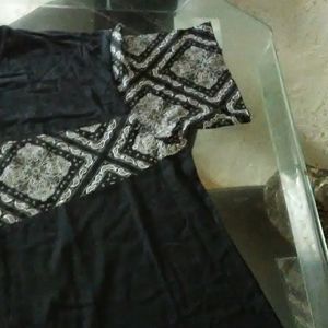 Black bandana tee shirt